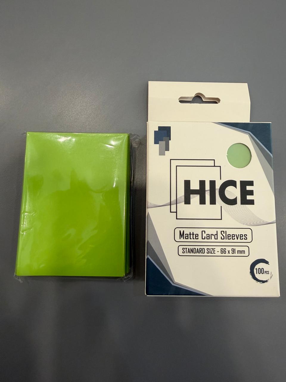Light Green 100pcs - Matte Sleeve — 1