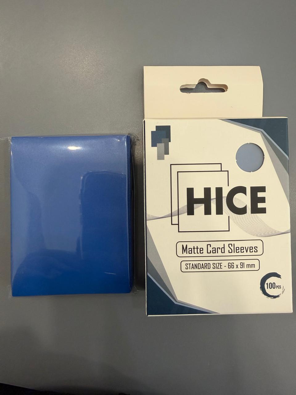 Dark Blue 100pcs - Matte Sleeves — 1
