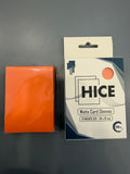 Orange 100pcs - Matte Sleeves — 1