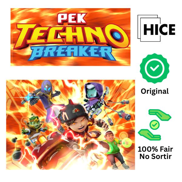 Boboiboy Techno Breaker Full Set — 2