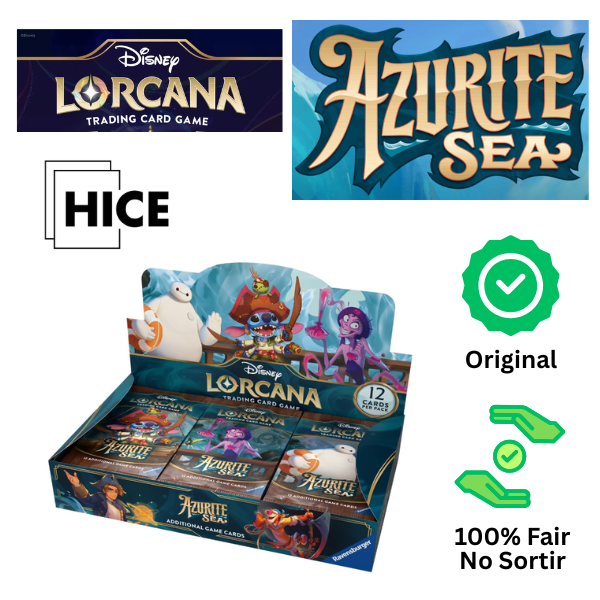 Disney Lorcana Azurite Sea Booster Pack - Kartu Disney Lorcana — 1