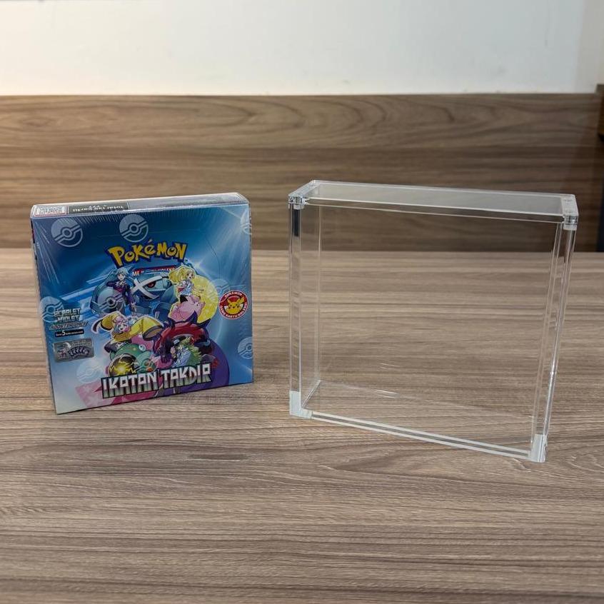 HICE Acrylic Box For Pokemon ETB, English, Japan & Indonesia Booster Box — 8