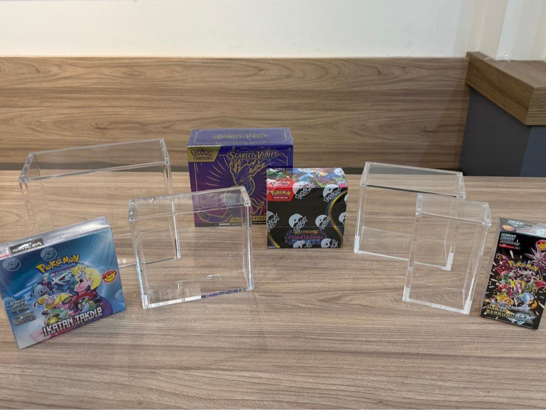 HICE Acrylic Box For Pokemon ETB, English, Japan & Indonesia Booster Box — 7