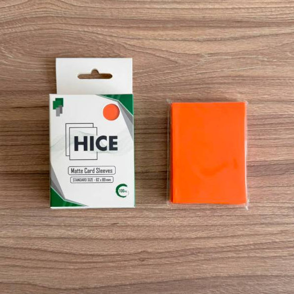 Mini Matte Sleeves - Orange 100pcs — 2