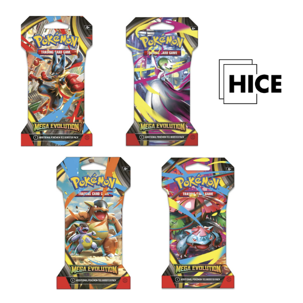Mega Evolution SLEEVED Booster Pack - Pokemon TCG English ME01 — 2