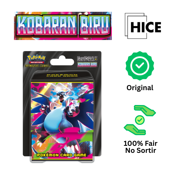 KOBARAN BIRU Pokemon Indonesia Set 10 Pak PLUS/Set Kolektor - MA2 — 1