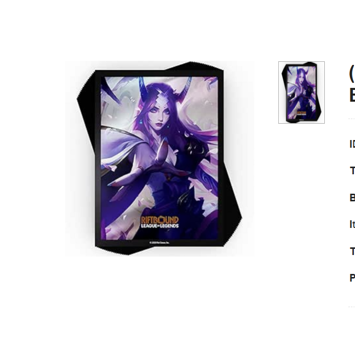 Deck Sleeves Riftbound — 1