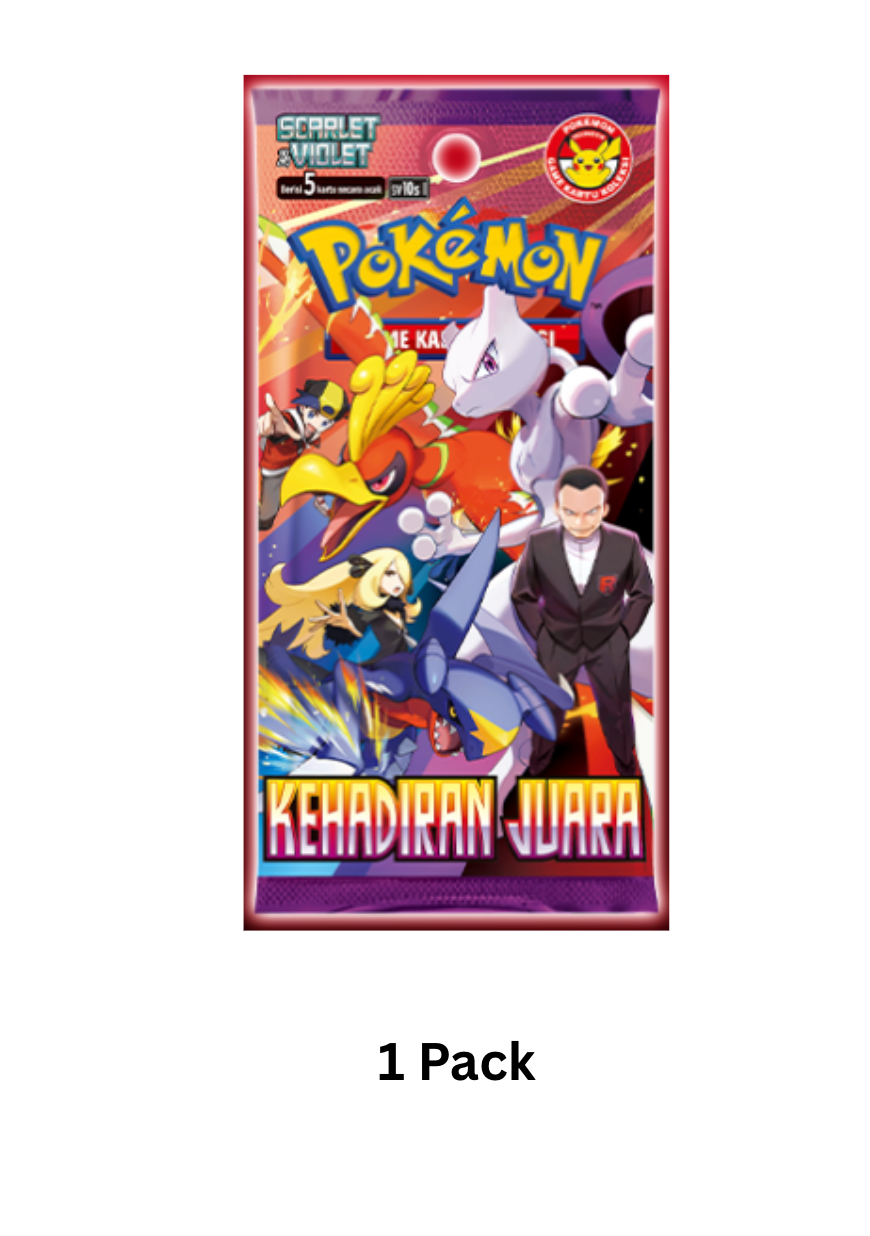 Kehadiran Juara Pokemon Booster Pack — 1
