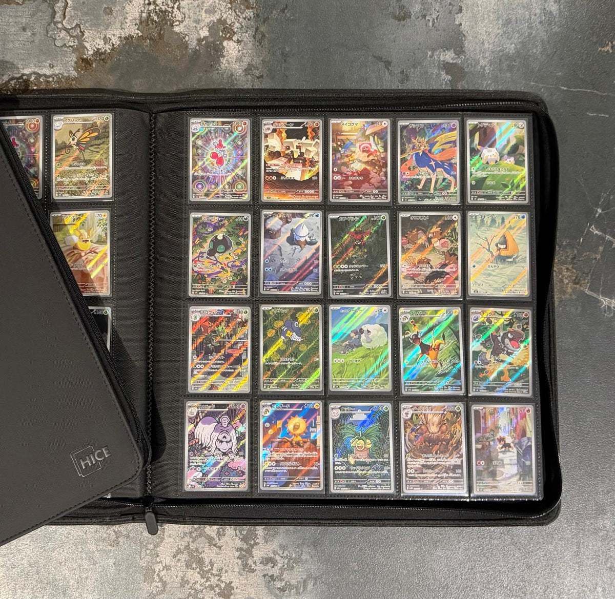 HICE Premium Zip Album Card Binder 20 Pocket Binder Kartu Pokemon Magic One Piece — 2