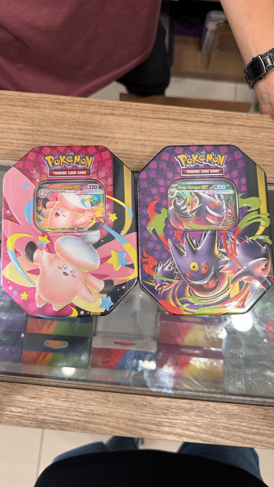 Moonlit Tin Pokemon (Gengar & Clefable) — 1