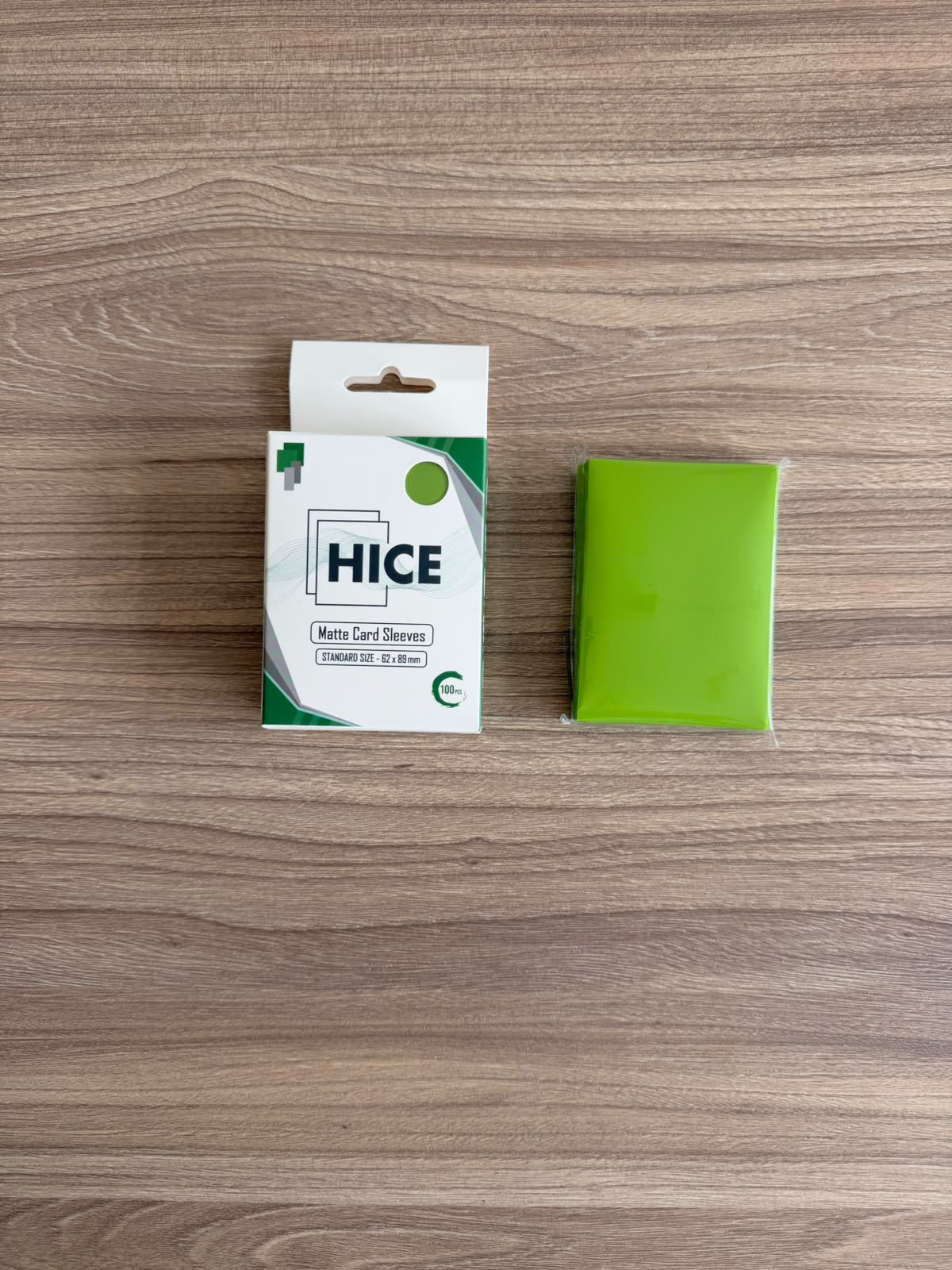 Mini Matte Sleeves - Hijau Muda 100pcs — 1